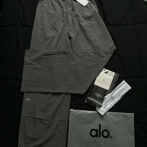 ALO Yoga Charcoal Track Pants